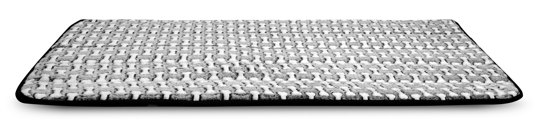 Legowisko dla psa mata 100x70 cm polar kości antyslip miekki materac - obrazek 4